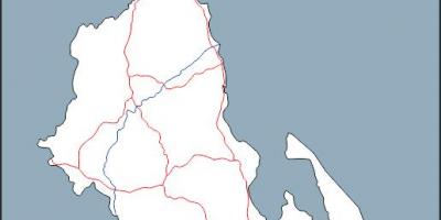 Карта Малави карте план