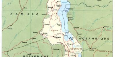 Карта улиц блантайр Малави